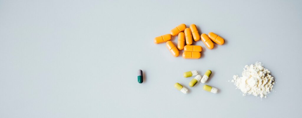variety of medication capsules